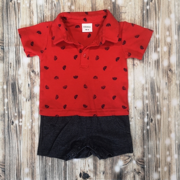 Monster Truck Onesie; 9 Months - Picture 1 of 5